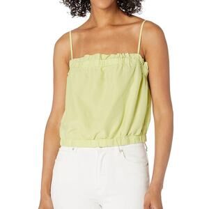 Velvet Divya Crop Citron Silk/Cotton Tank Top NEW (size L)